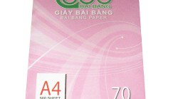 Giấy A4 BB hồng tem 70/90