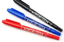 Bút dạ kính Zebra MO-120 2 đầu