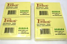 Giấy giao việc Pronotti cỡ 3x6