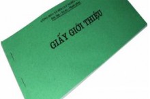 Giấy giới thiệu loại đẹp